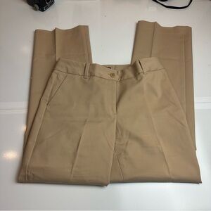 Talbots Khaki Chinos Women’s Size 8 Stretch Straight Leg